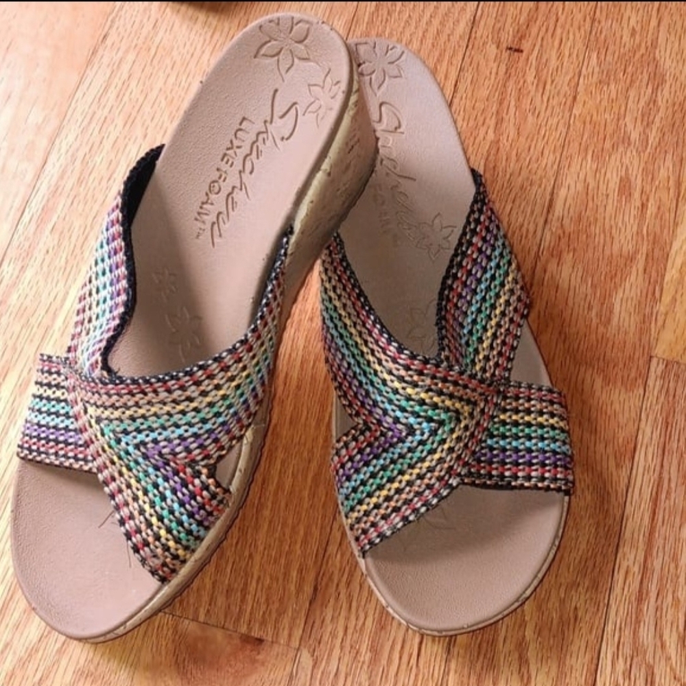 Skechers Women's Rainbow Woven Sandals